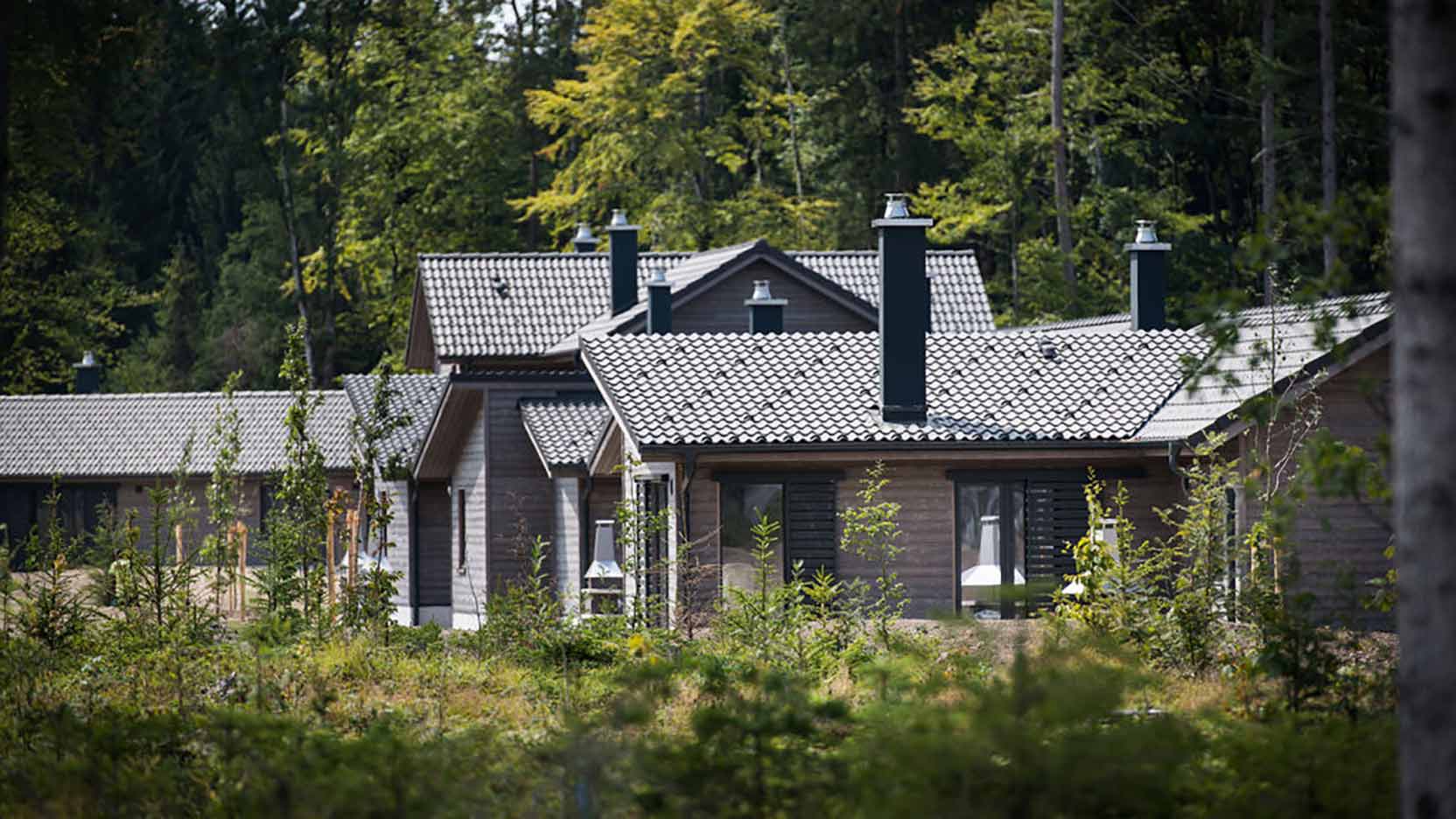 Center Parcs en Bavière : 349 maisons Ossabois posées par -15 °C et 1 mètre de neige