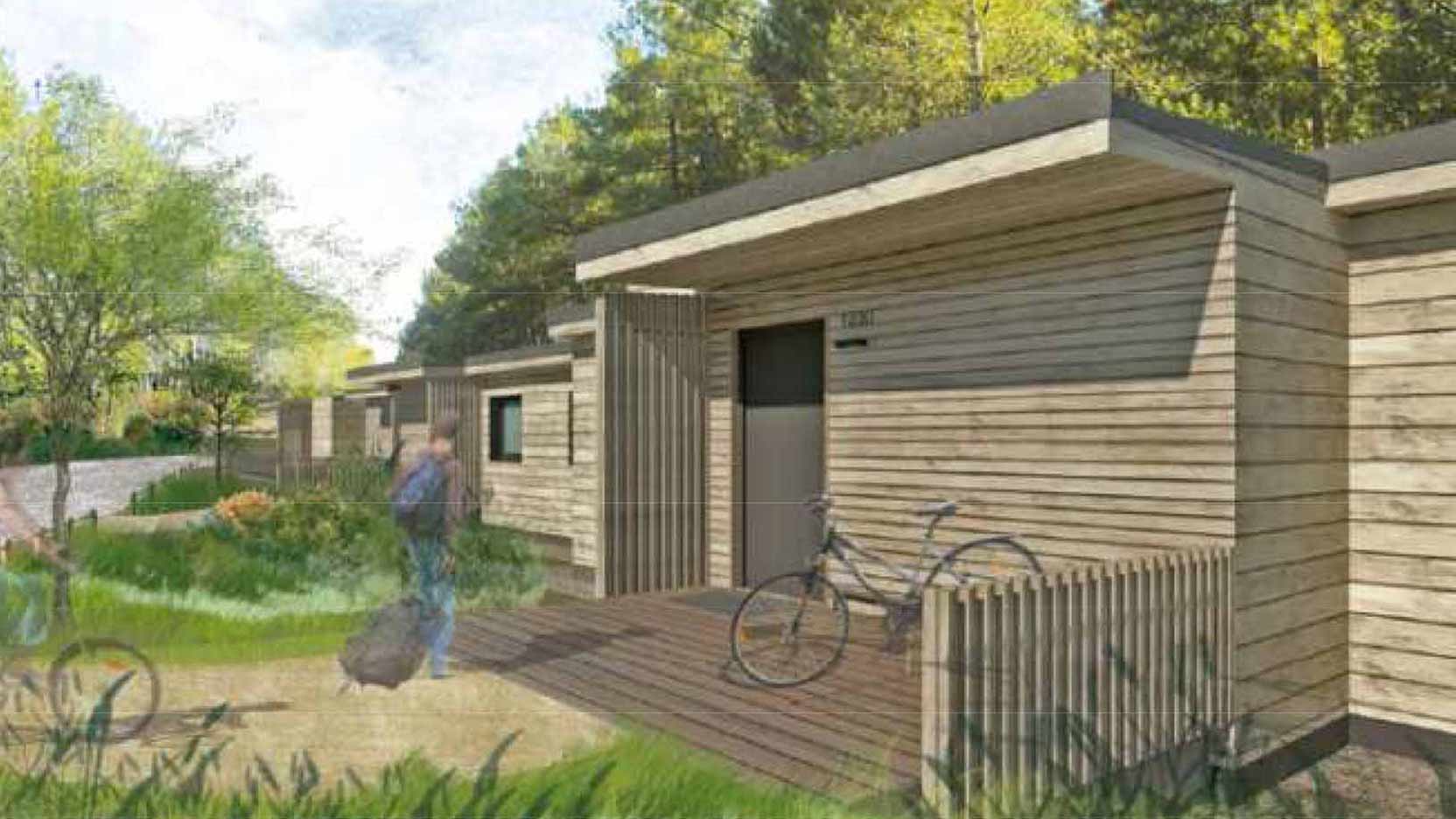 Cottages et salles de bains pour Center Parcs de la Vienne « Domaine du Bois aux Daims »