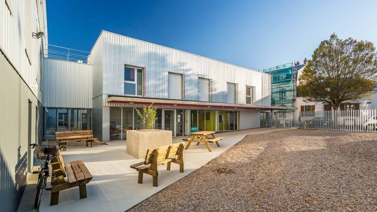 Résidence étudiante Alpha City en modulaire bois à la Roche-sur-Yon