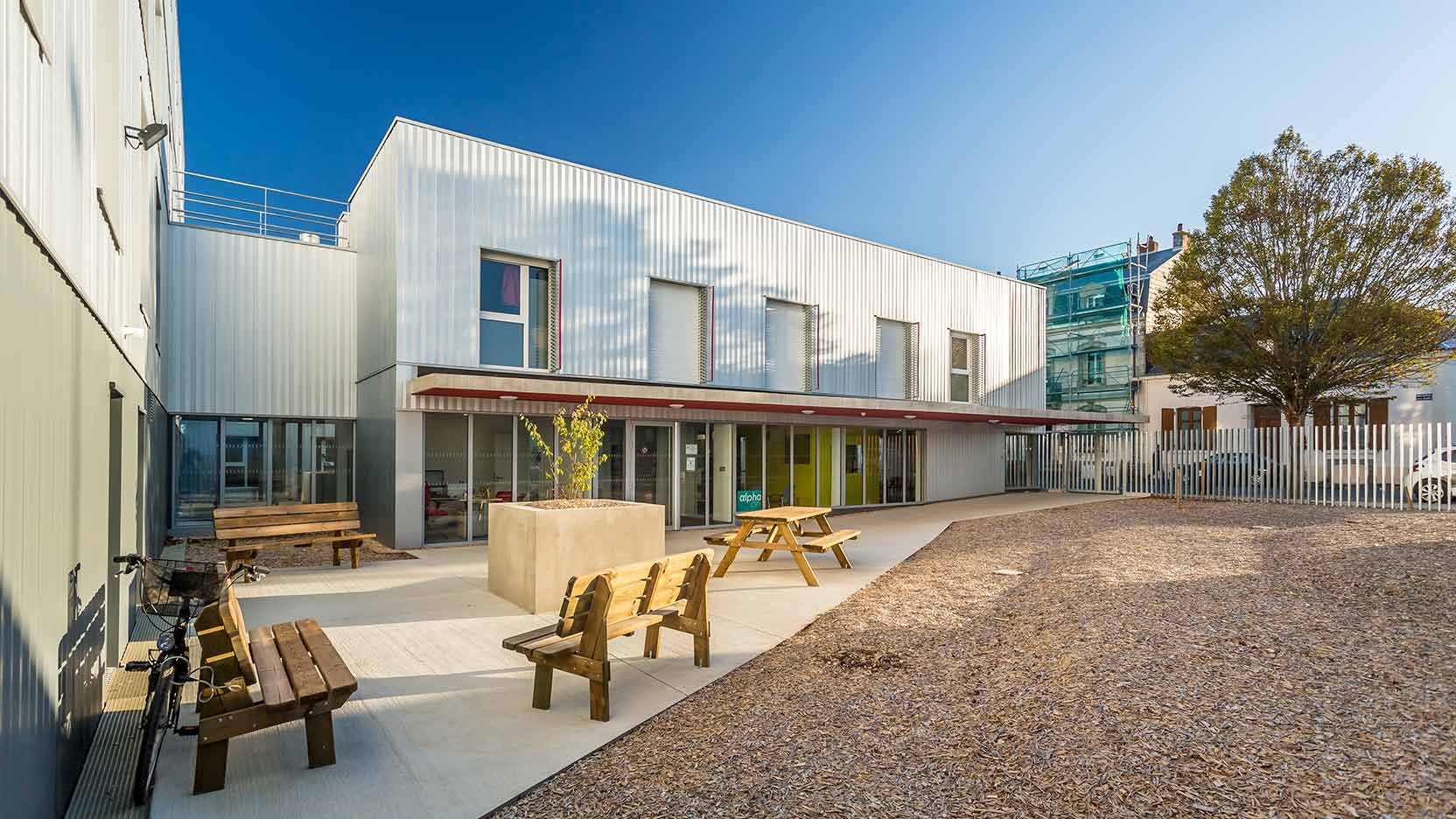 Ossabois a réalisé la résidence étudiante Alpha City en modulaire bois à la Roche-sur-Yon pour le compte du bailleur social Oryon.