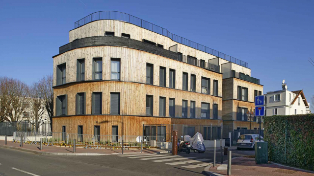 Ossabois réalise des logements collectifs en construction modulaire bois et propose des solutions de surélévation bois à partir de modules 3D.