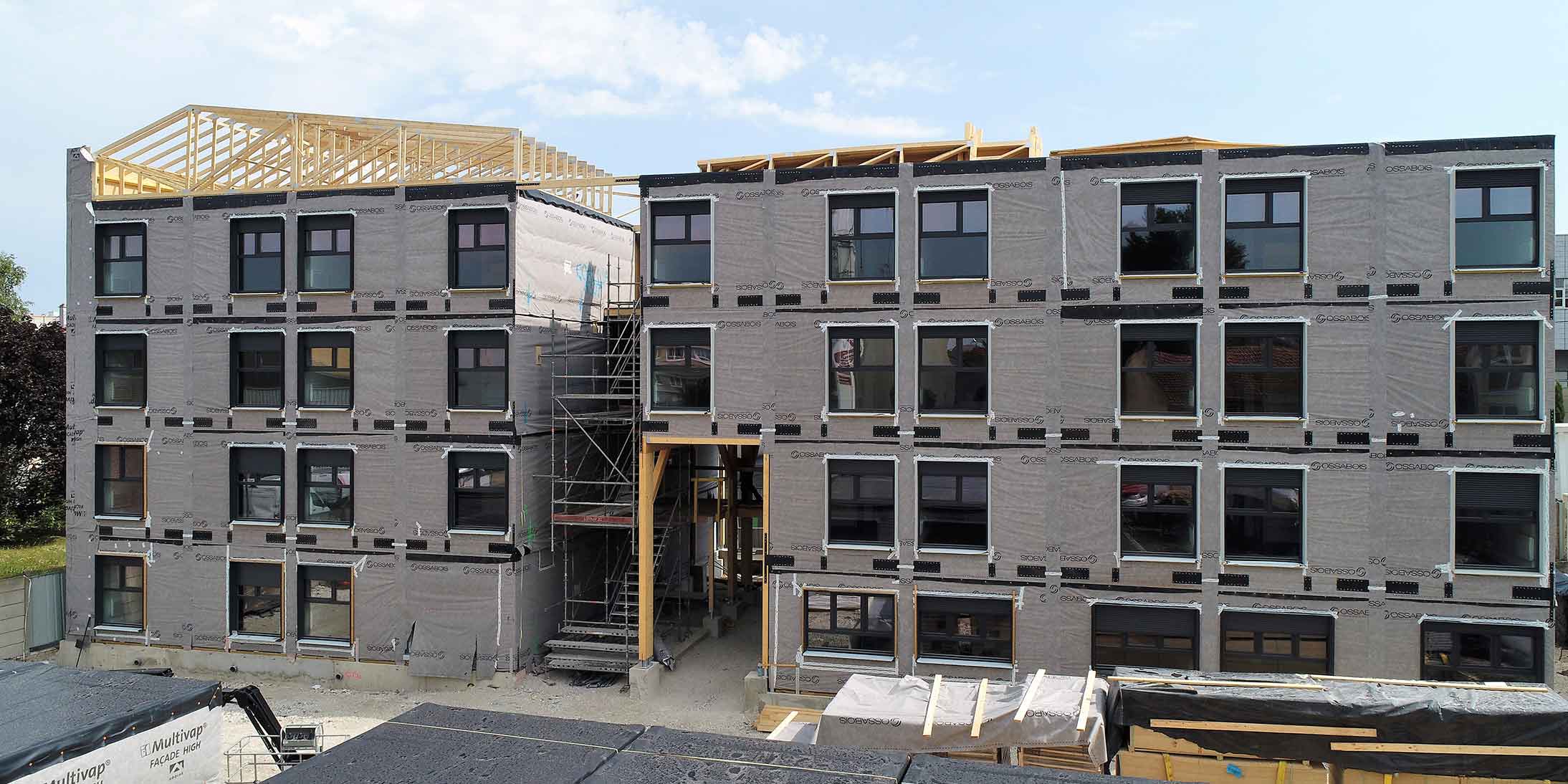 Découvrez le chantier du foyer d'hébergement pour Coallia Habitat à Montreuil, réalisé par Ossabois.