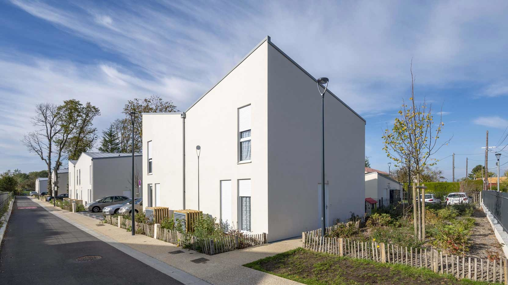 Ossabois a livré un lotissement de 24 maisons individuelles en ossature bois pour Toit et Joie au Perray-en-Yvelines (78)