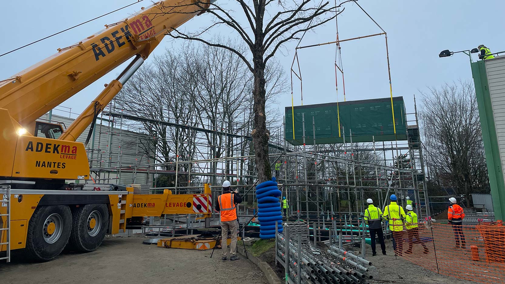 L’extension de 1 000 m² du siège social de SEMITAN à Nantes en 5 jours top chrono !