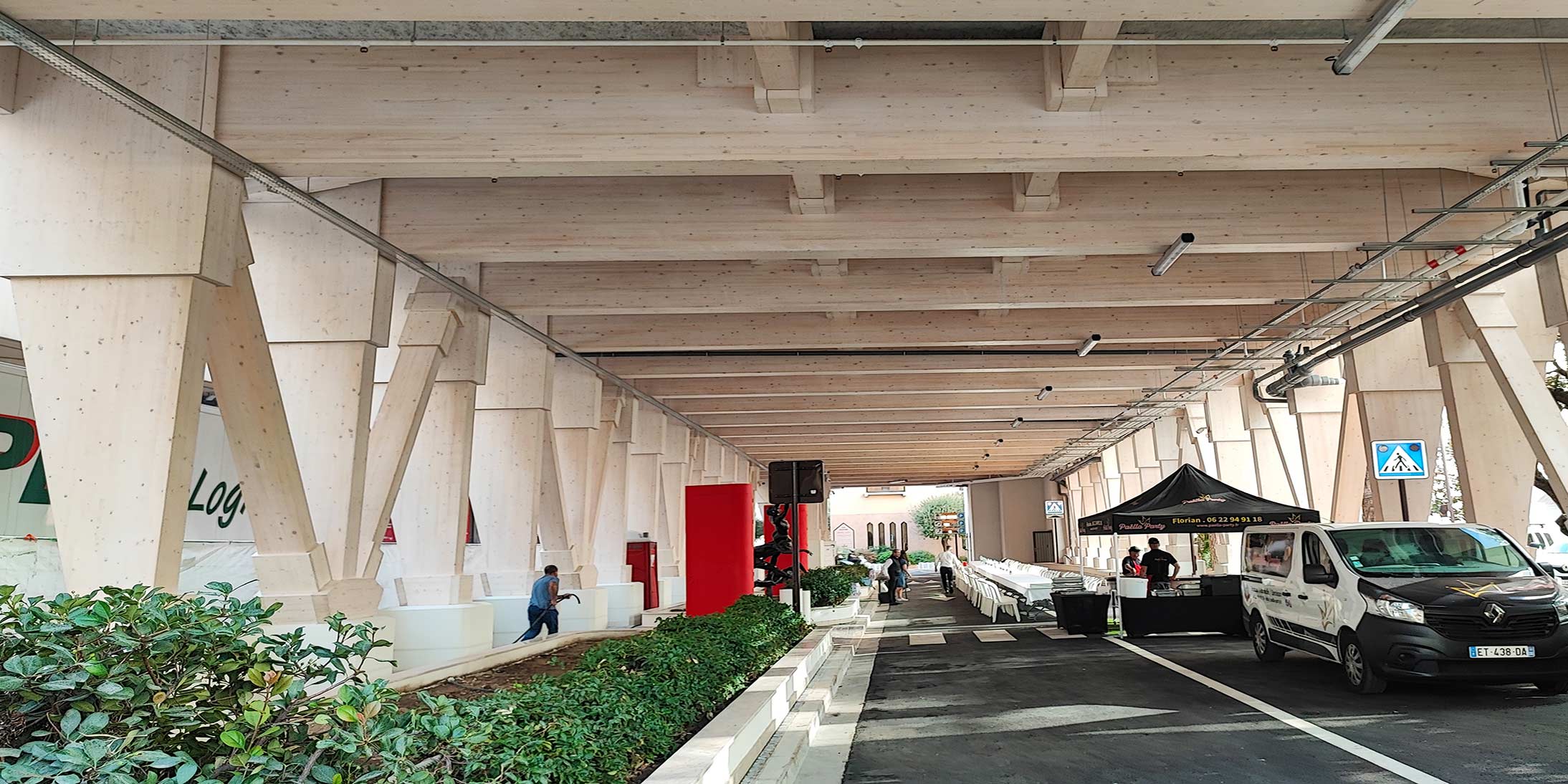 Bureaux Modules Bois Batiment Provisoire Monaco